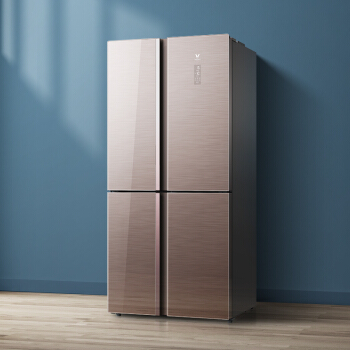 云米 (VIOMI)508L智能风冷无霜 1级能效十字对开四门电冰箱 BCD-508WGSAZ02A